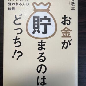 お金が貯まるのは、どっち!? お金に好かれる人、嫌われる人の法則 菅井敏之/著 マネープラン 自己啓発 自己投資 株 NISA