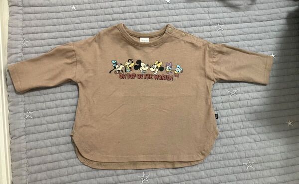 フタフタディズニー フタフタミッキー ロンT カットソー 80
