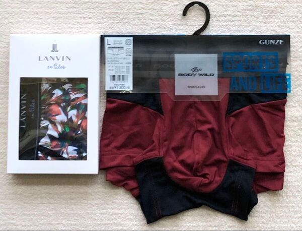 Lanvin en Bleu&BODY WILD ボクサーパンツ Lサイズ ローライズ 2枚セット
