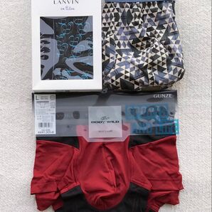 本日迄!Lanvin en Bleu&BODY WILD ボクサーパンツ Lサイズ ローライズ 3枚セット