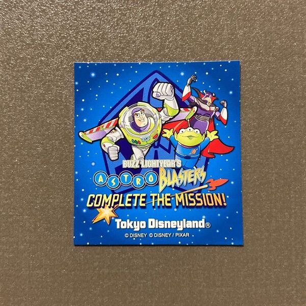東京ディズニーランド バズライトイヤー アストロブラスター シール