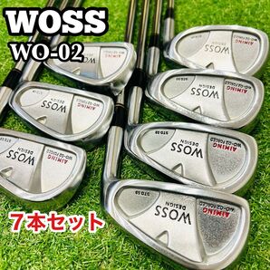 名器 WOSS アイアンセット WO-02 FORGED ライフル5.5 4-P 7本セット