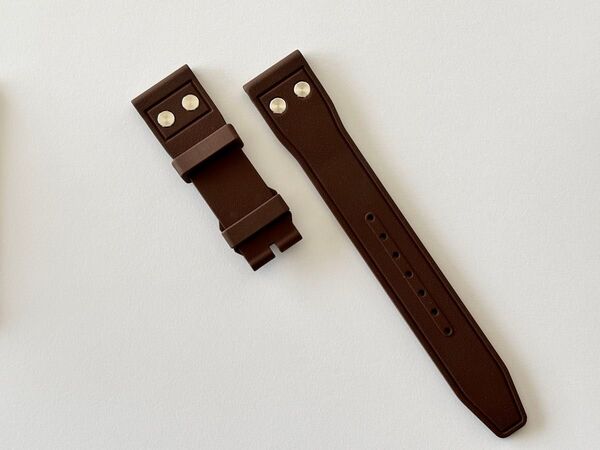 IWC純正ブラウンラバーベルト21mm(EasX-CHANGE対応)※ベルトのみの出品