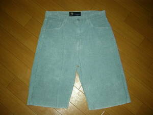 efe- tea FAT corduroy shorts SKINNY shorts 