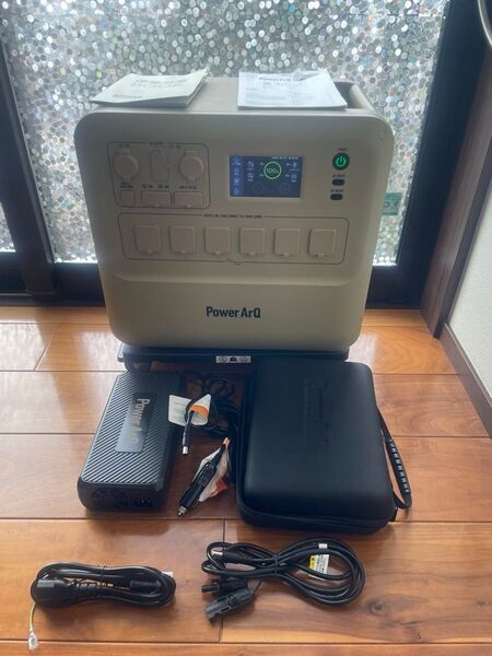 年度末特化 美品 PowerArQ Max ポータブル電源 2150Wh 大容量 アウトドア キャンプ