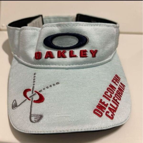オークリー バイザー 立体刺繍ロゴ ゴルフキャプ Oakley ユニセックス サンバイザー GOLF ゴルフサンバイザー