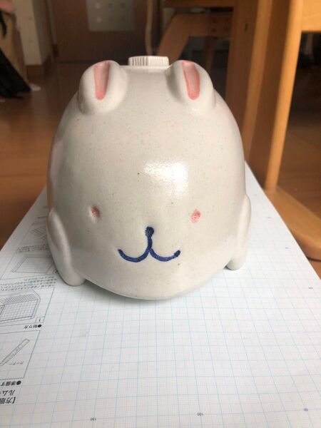 うさぎ 湯たんぽ 置物 陶器 可愛い