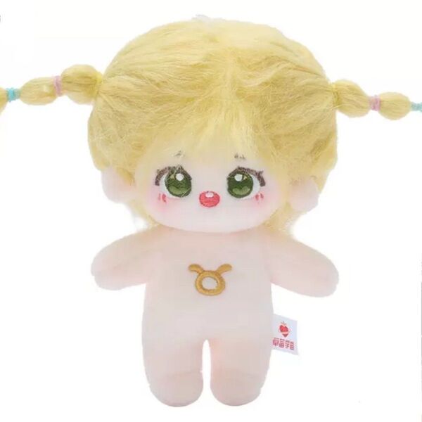 10cm おうし座女の子 無属性 着せ替えぬいぐるみ 骨なし