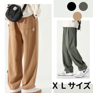 サルエルパンツ9部丈ズボンワイドパンツ調整紐人気 快適カジュアル袴パンツ快適オールシーズン薄手 夏春 黒ブラック茶ブラウン緑カーキ