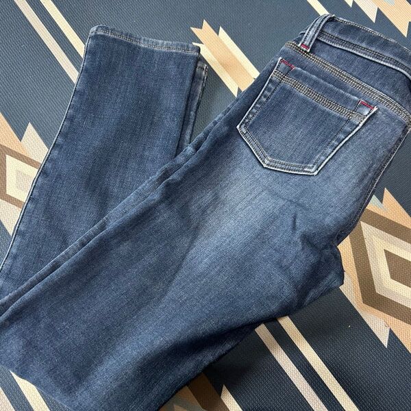 150cm 裏起毛 デニム 古着