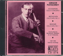 廃盤CD　グレゴール・ピアティゴルスキー Gregor Piatigorsky　Choice Recordings from Pre-War Era_画像1