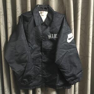 ナイキ★コーチジャケット ★ M 日本製 90年代 ビンテージ ウインドブレーカー JACKET 黒