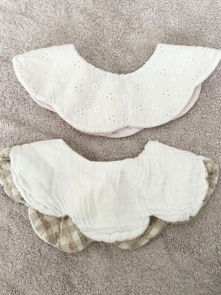 ハンドメイドのスタイ 2枚セット売り【中古】