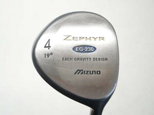 ★mizuno ZEPHYR EG-230★ミズノゼファー★フェアウェイウッド★4W★7/R程度★19度★ゴルフクラブ★