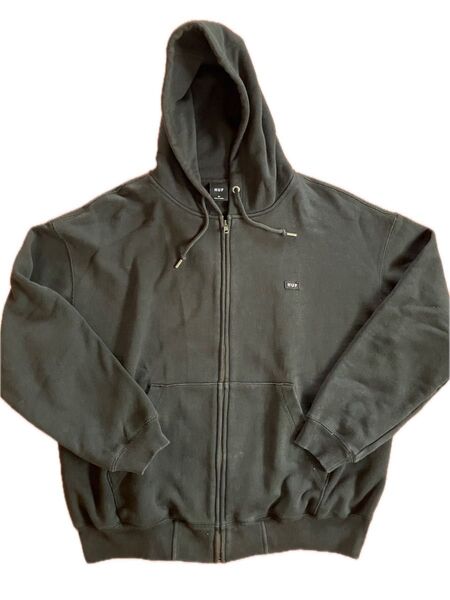 【HUF】ジップアップパーカー M