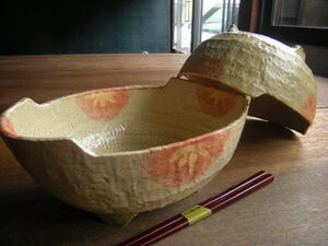 Art hand Auction Restaurant utensils ◎Only available [New/Discontinued] Hand-painted Kiseto Boat-shaped Large Oval Bowl (21.5cm x 16cm x 8.5cm) Pair Set of 2 *Recommended*As long as available*, Japanese tableware, pot, large bowl