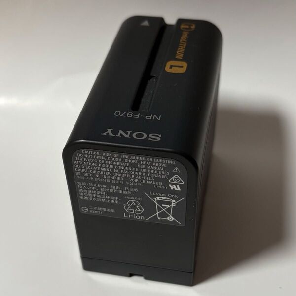 送料込 純正 SONY NP-F970 インフォリチウムLバッテリー