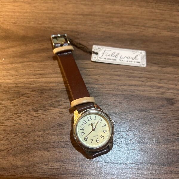 fieldwork 腕時計 〈nattito/ナティート〉GY064-5ブラウン 稼動品