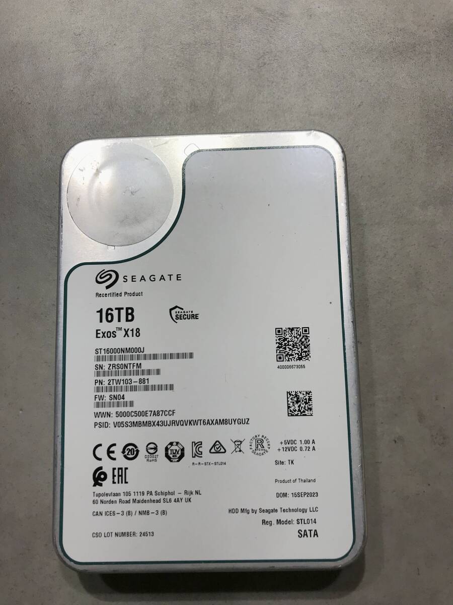 2025年最新】Yahoo!オークション -16tb hddの中古品・新品・未 2025年最新】Yahoo!オークション -16tb hddの中古品・新品・未