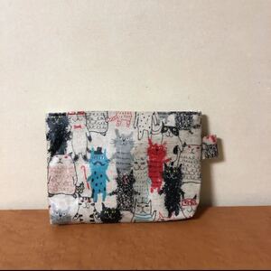 70 化粧ポーチ ミニポーチ 小物入れ ハンドメイド ラミネートポーチ