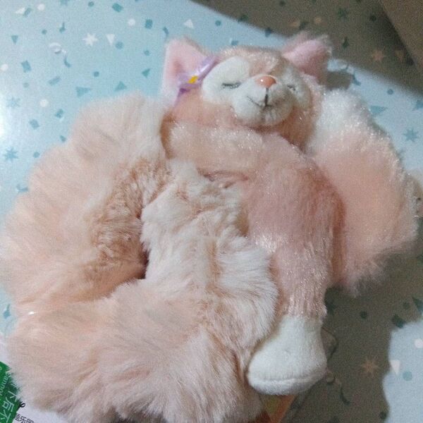 最後一点上海ディズニー 眠いリーナベルぬいぐるみヘアシュシュ タグ付き新品 購入際コメント要