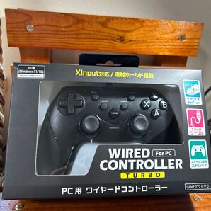 PC用 有線コントローラー ターボ機能付き