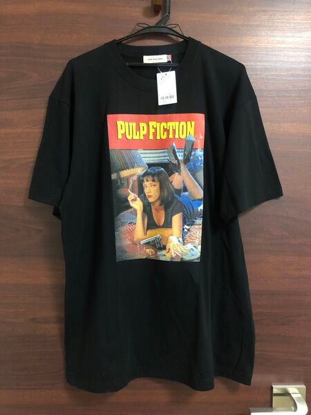 未使用タグ付 映画 パルプフィクション Tシャツ ブラック