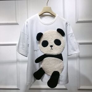 バンダ 半袖 Tシャツ ビッグシルエット ホワイト