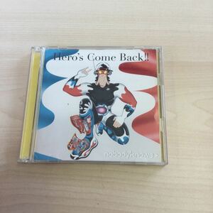 【中古品】シングル CD nobodyknows+ Hero’s Come Back !! AICL 1822-3