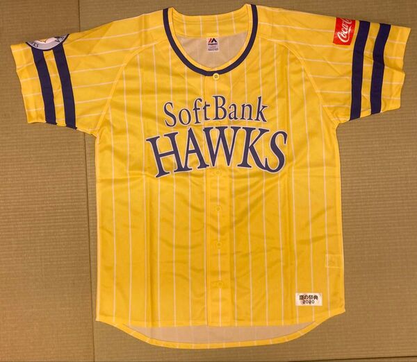 【美品】SoftBank Hawks 鷹の祭典2020年 応援ユニフォーム 黄色 Lサイズ