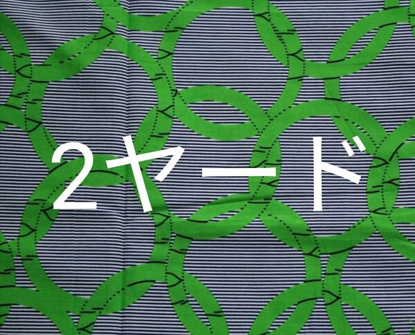 アフリカ布 2ヤード アフリカンバティック アフリカンプリント パーニュ