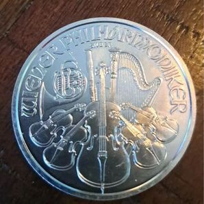 2016年1オンス銀貨 オーストリア フィルハーモニー 材質鑑定済み本物保証