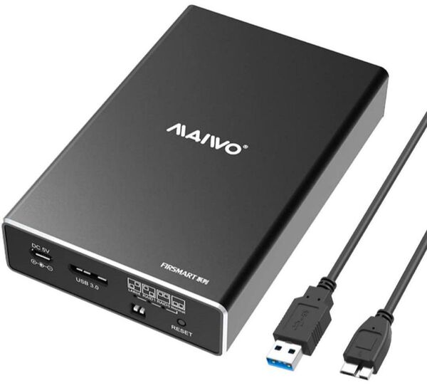 MAIWOデュアルベイ2.5インチSATA外付けハードドライブRAID