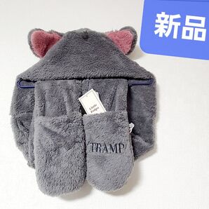 新品 わんわん物語 マフラー トランプ マフラーキャップ ディズニー 手袋 帽子 ファンキャップ おもちゃ キャップ マフラー