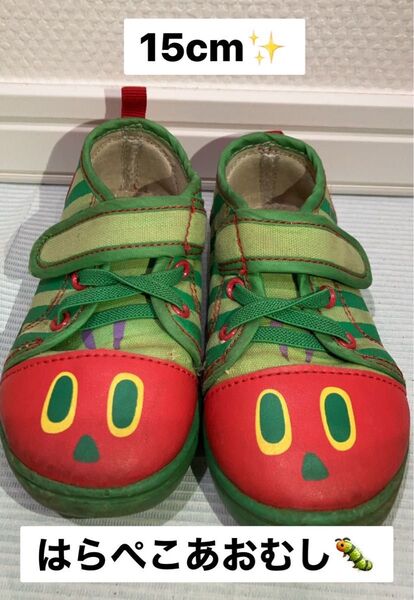 【おまとめ対象】 15cm はらぺこあおむし 靴