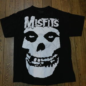 MISFITS Crimson Ghost Tシャツ L ブラック ミスフィッツ クリムゾンゴースト スカル 半袖 プリント ロゴ バンド ロック バンT