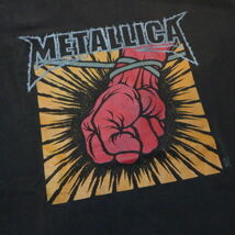 00s METALLICA Tシャツ S ブラウン メタリカ 半袖 プリント ロック メタル バンドT_画像2