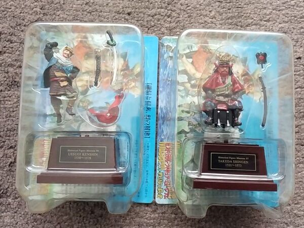 エフトイズ ヒストリカルフィギュアミュージアム 戦国の覇者 上杉謙信、武田信玄2体セット