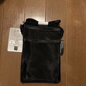 【新品未使用】キャンドゥダブルファスナーポシェット縦型 男女兼用