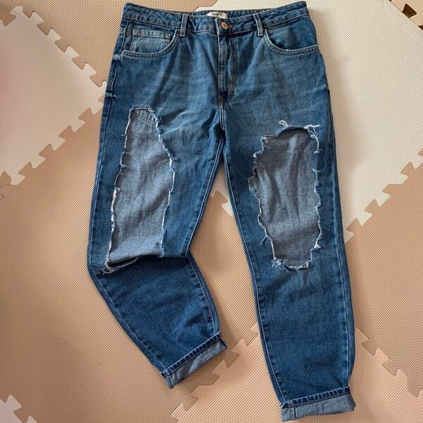 Forever21 デニム ジーンズ ダメージ 30