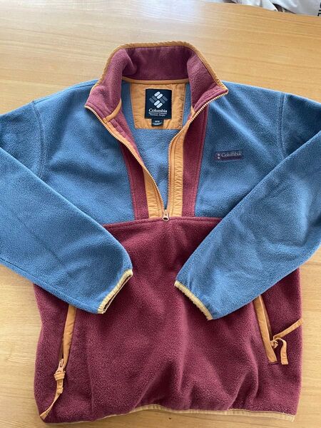 Columbia コロンビア ハーフジップフリースプルオーバー マルチカラー 古着
