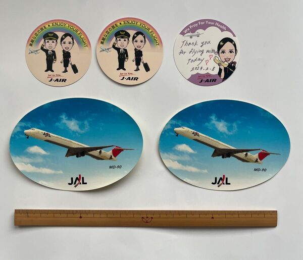 JAL J-AIRステッカー 5枚