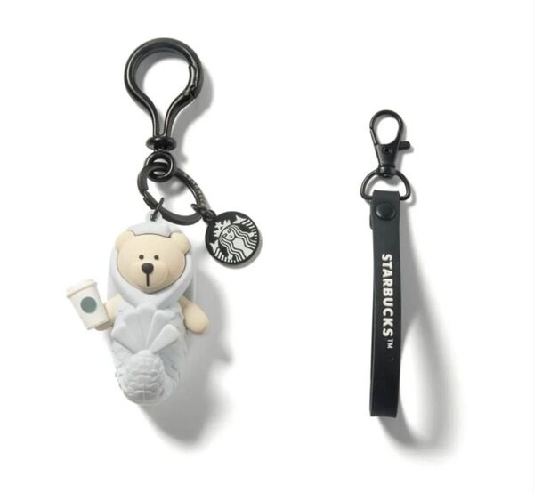 STARBUCKS SG MERLION KEYCHAIN シンガポール スタバ マーライオン キーホルダー ストラップ