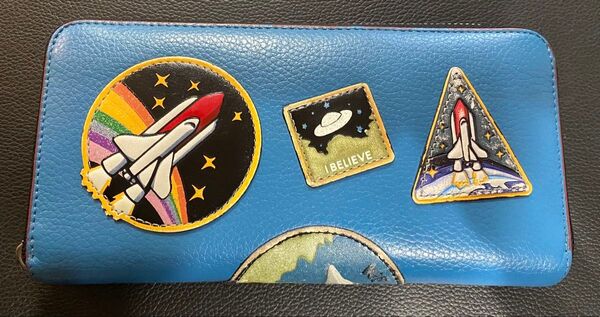 COACH 【F10846】NASAコラボ スペースパッチワーク レザー 長財布