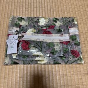 【新品未使用】tomieko トミエコ ポーチ 3セット 花柄