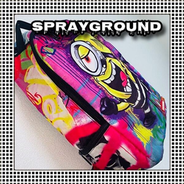 ●スプレーグラウンド●ミニオン●リュック●爆希少●映えアイテム●緑愛癒妖怪●フォロワー様、新規フォロワー様5%割引●