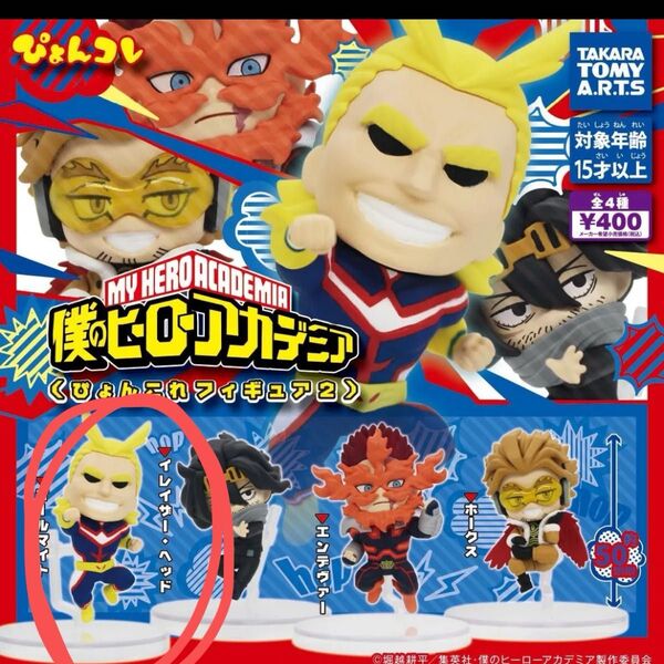 ヒロアカ ガチャ ぴょんこれ オールマイト 切島鋭児郎