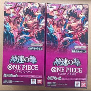 ワンピースカード 神速の拳2ボックス分