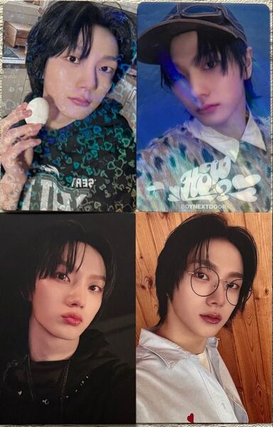 BOYNEXTDOOR ボネクド ボイネク SUNGHO ソンホ ☆ HOW ☆ トレカ ユニバ Weverse