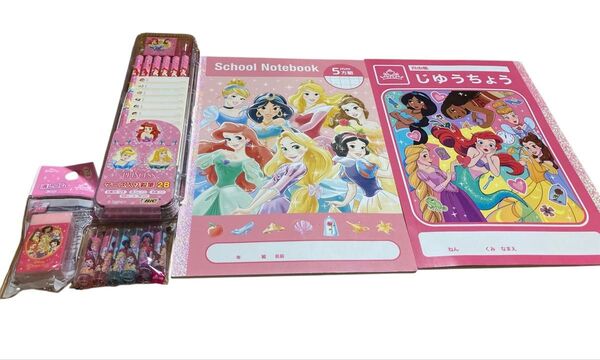 プリンセス文房具 入学式セット プリンセス プリンセス文房具まとめ売り 自由帳 方眼ノート